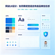 吉林市建站-网站UI设计：如何用视觉语言传递品牌信任感