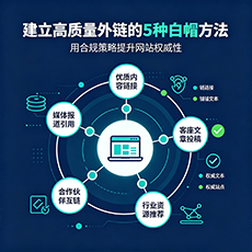 吉林市建站-建立高质量外链的5种白帽方法